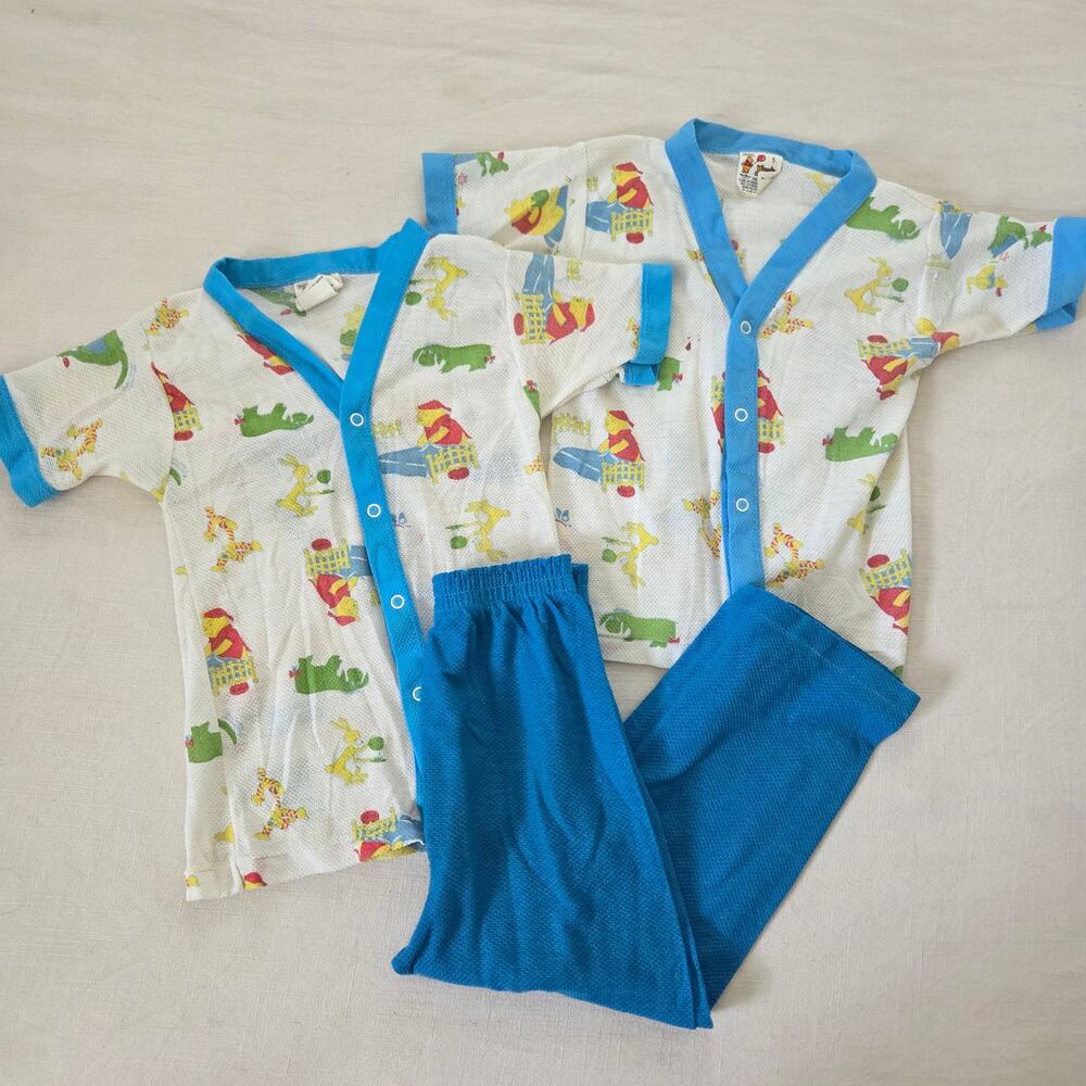 Vintage Winnie the Pooh Pajamas Bundle 5t